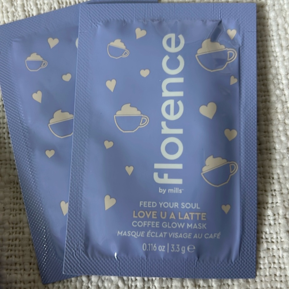 ⭐️5 for$20 -Set of New Florence by Mills Mask Brush and Coffee Glow Mask Samples - Picture 4 of 5